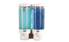 双头手动皂液器(白色) CD-2006A 酒店客房用品卫浴配套